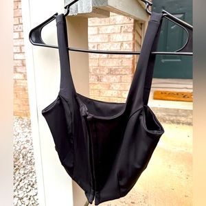 NWOT Black Corset top size small